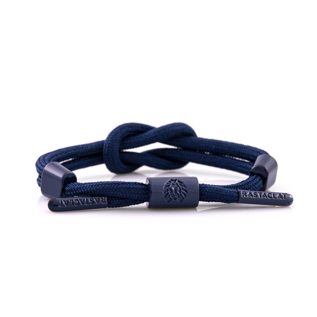 "Knotaclat Navy" Knotted Bracelet