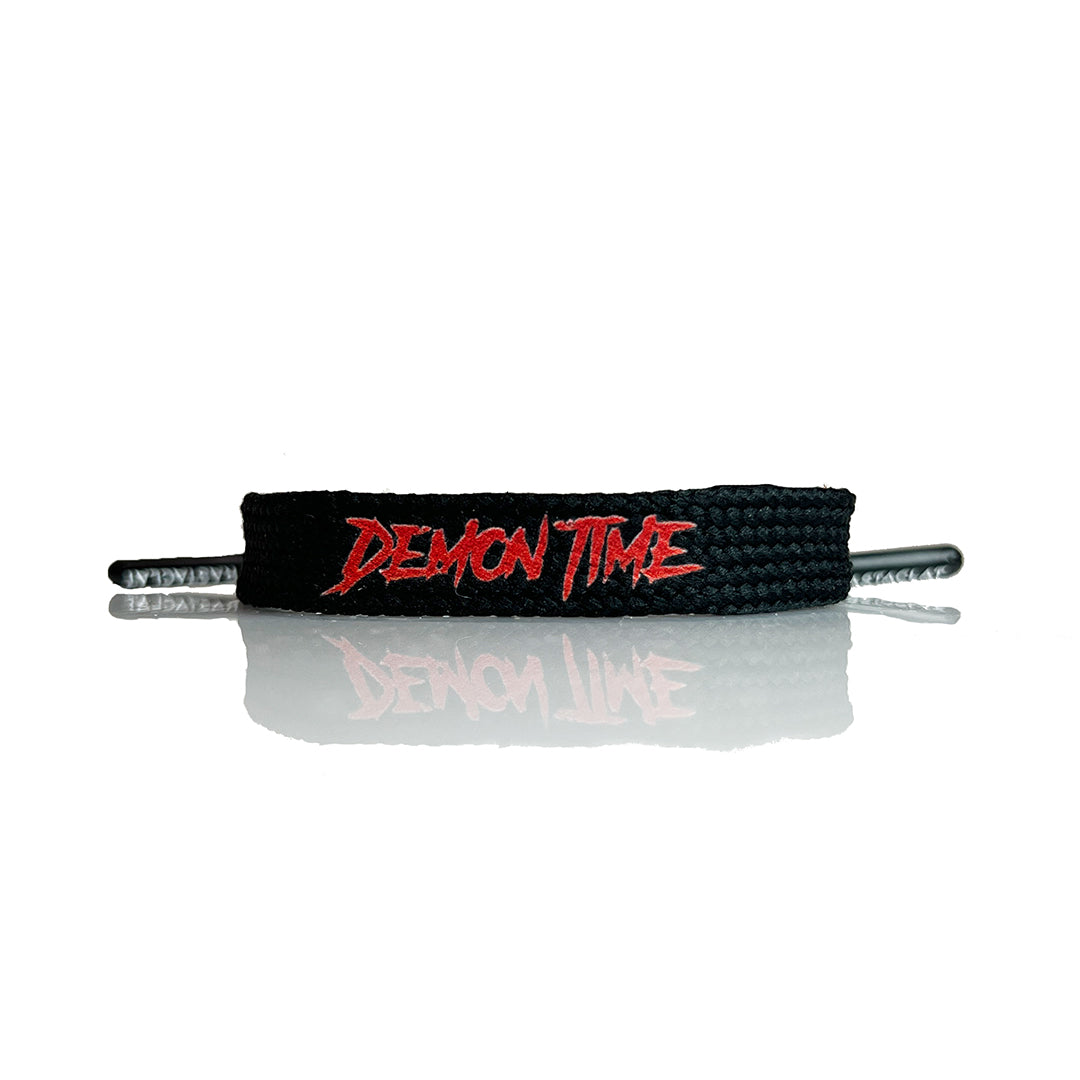 "Demon Time" Printed Single Lace Bracelet