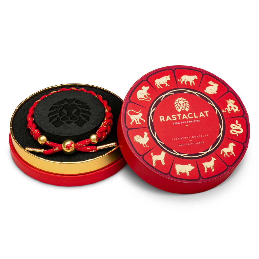 "Rat" Lunar New Year Braided Bracelet