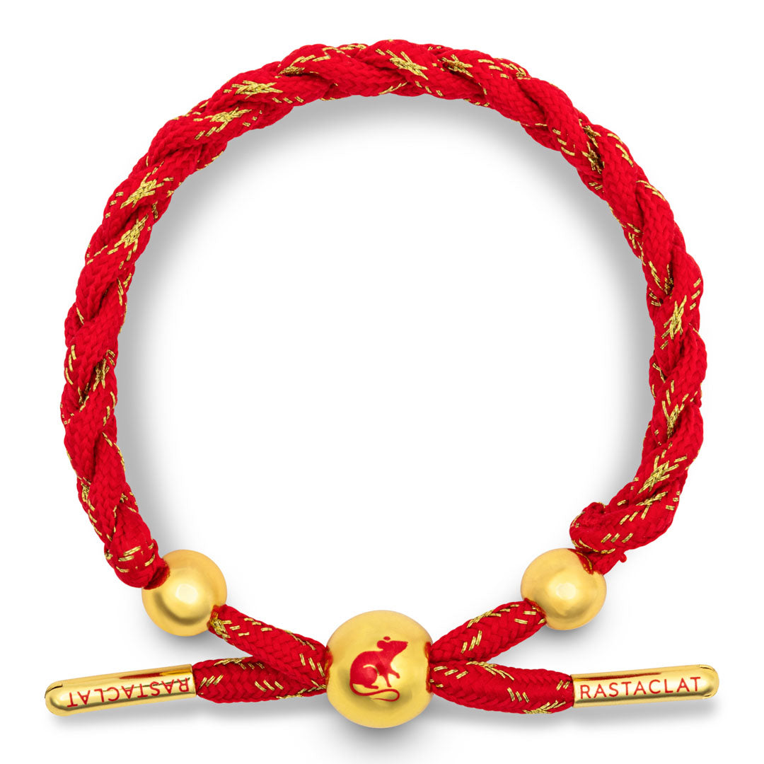 "Rat" Lunar New Year Braided Bracelet