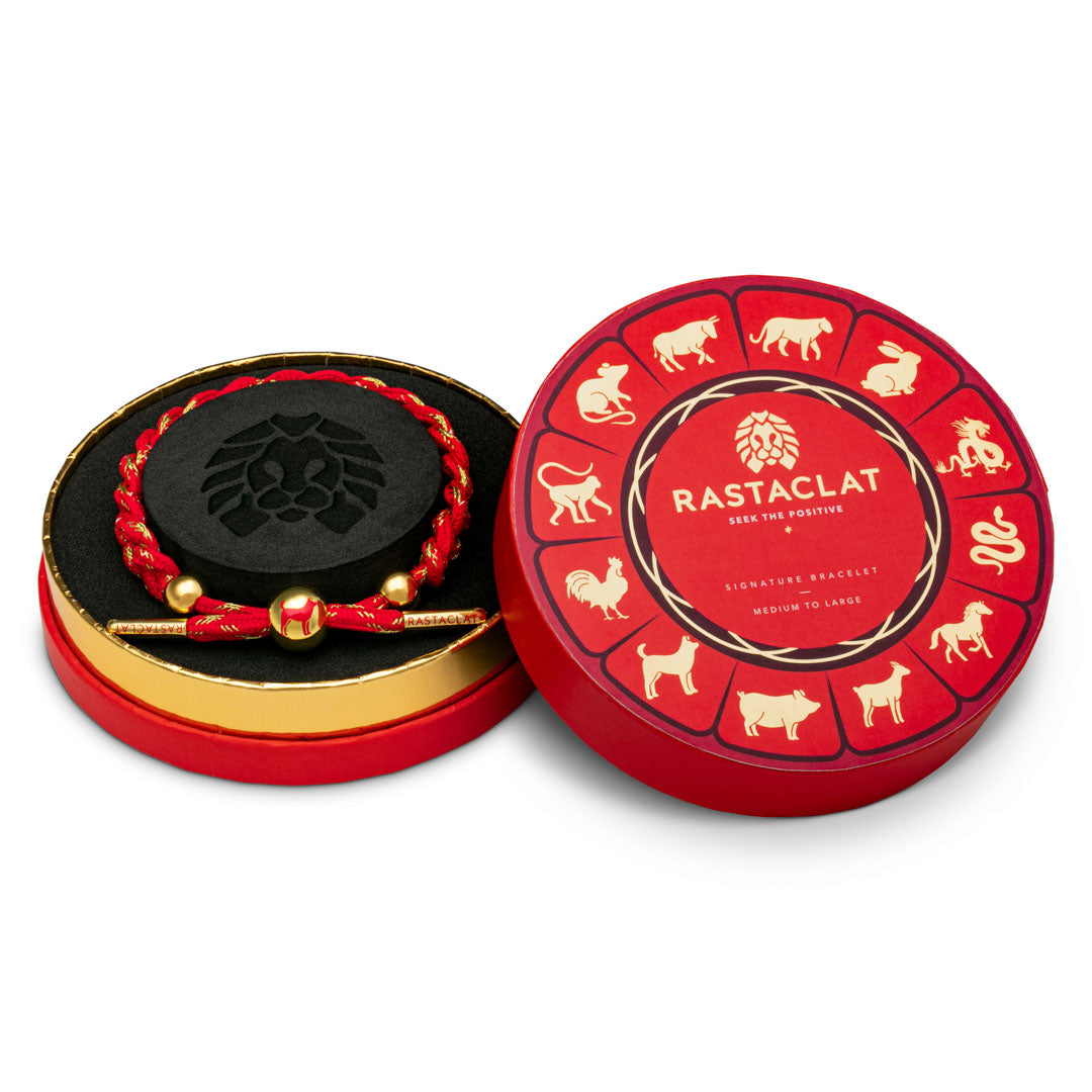 "Dog" Lunar New Year Braided Bracelet