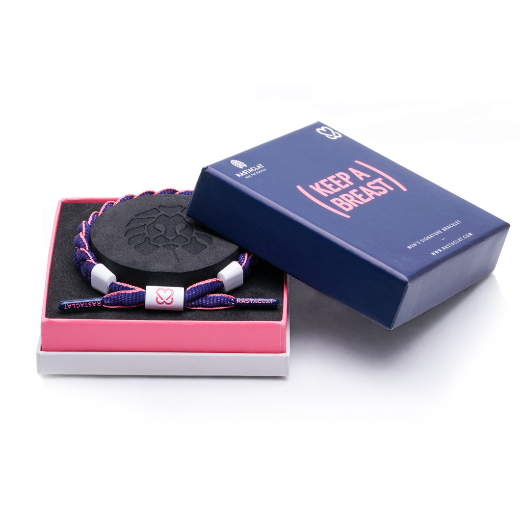 "Empower" Breast Cancer Braided Bracelet