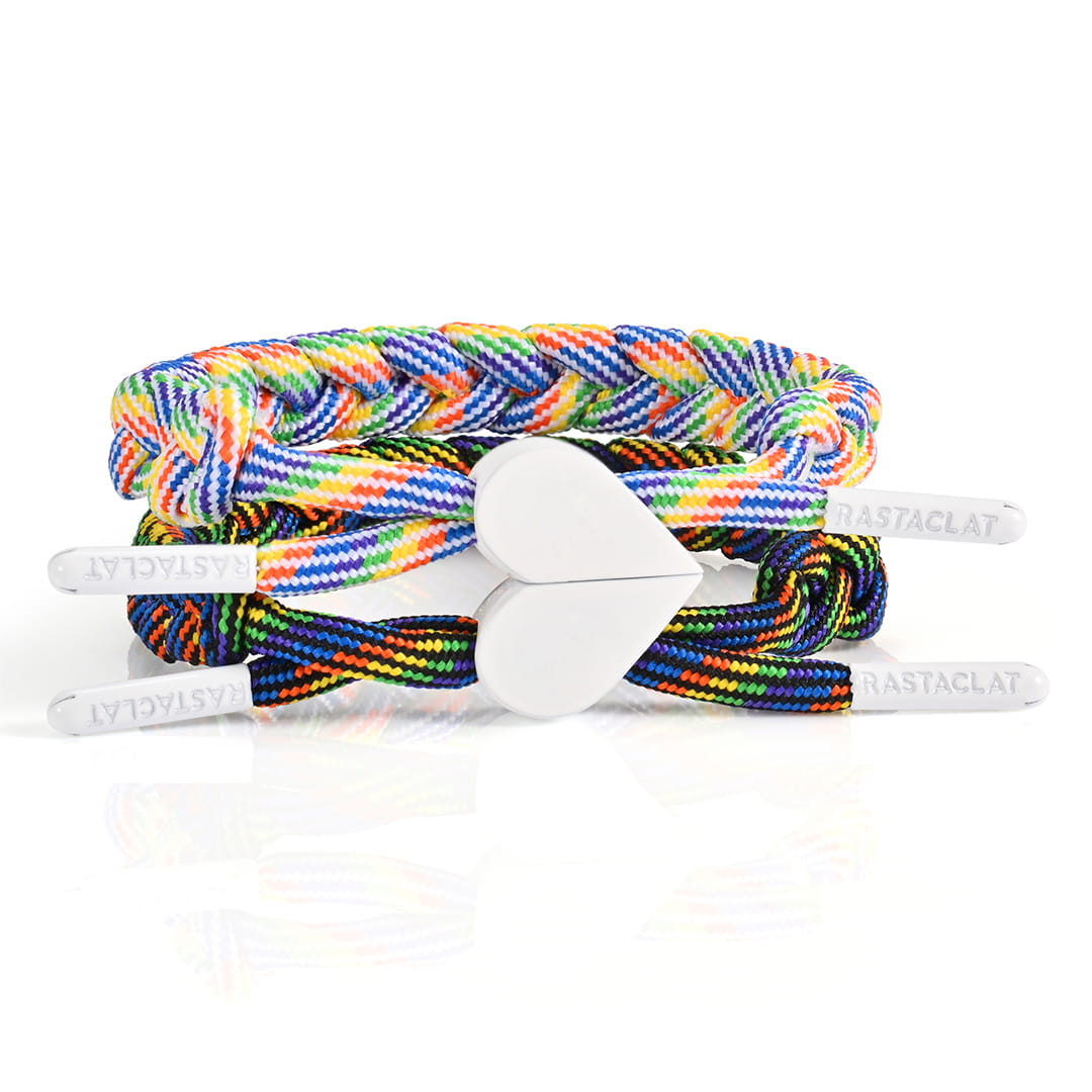 "Prism" Magnetic Heart Bracelet Set