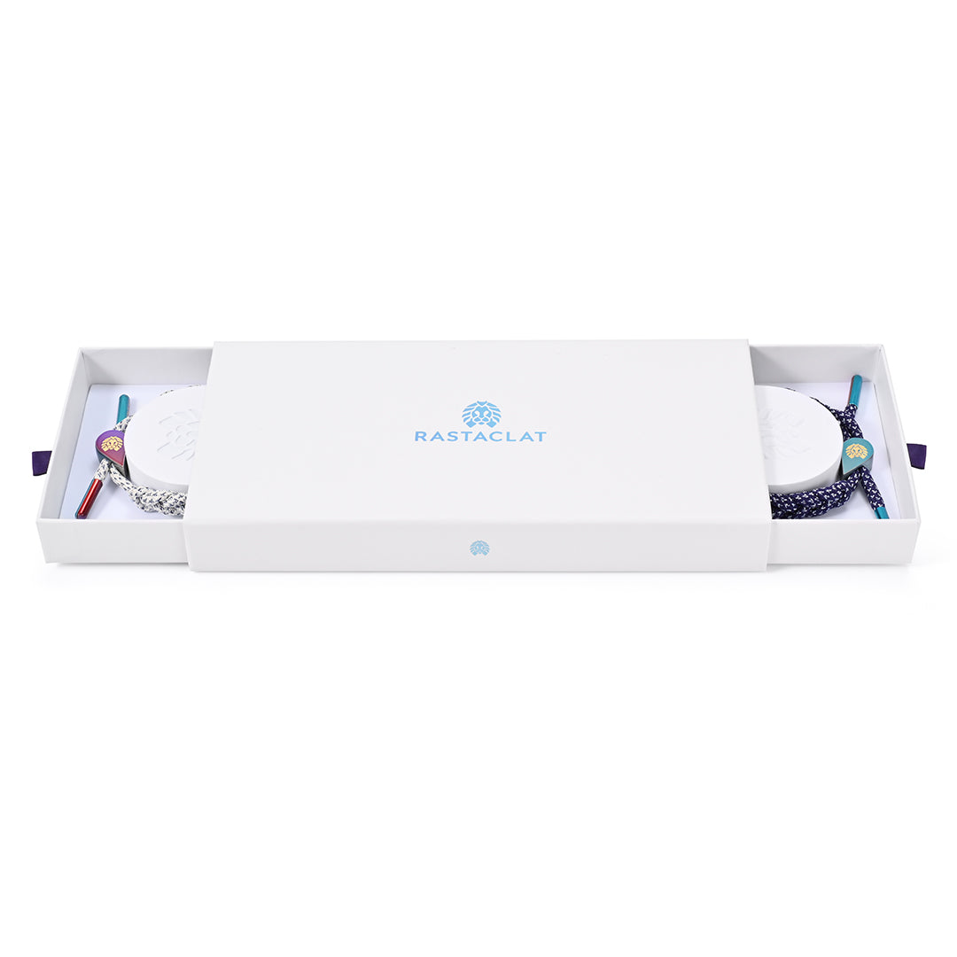 "Ultra Violets" Magnetic Heart Bracelet Set