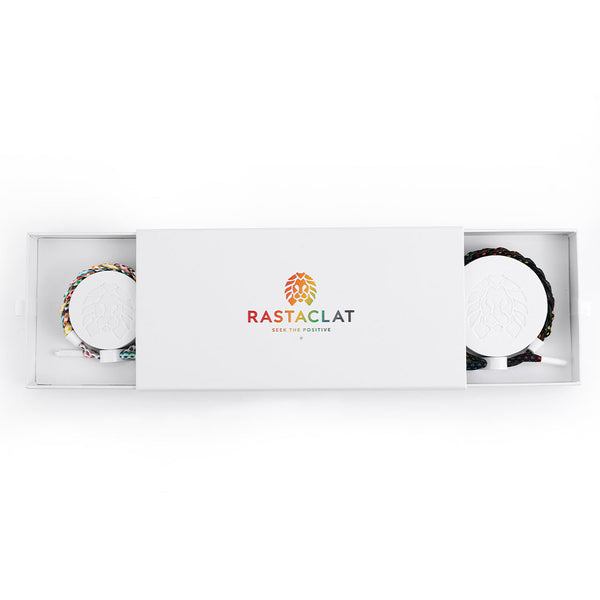 Pride Magnetic Heart Braided Bracelet Set
