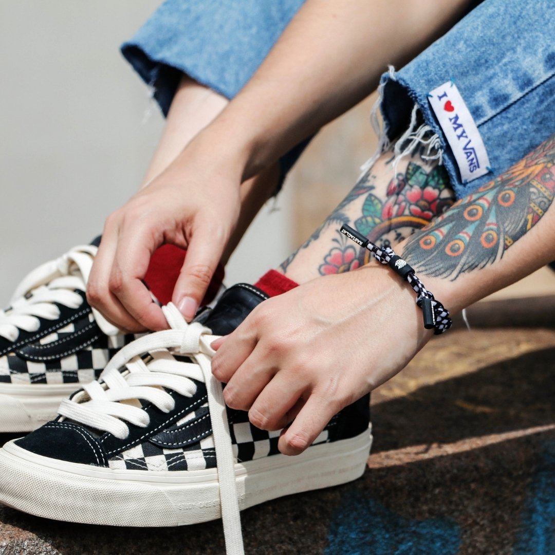 "Checkered" Limited Edition Braided Bracelet