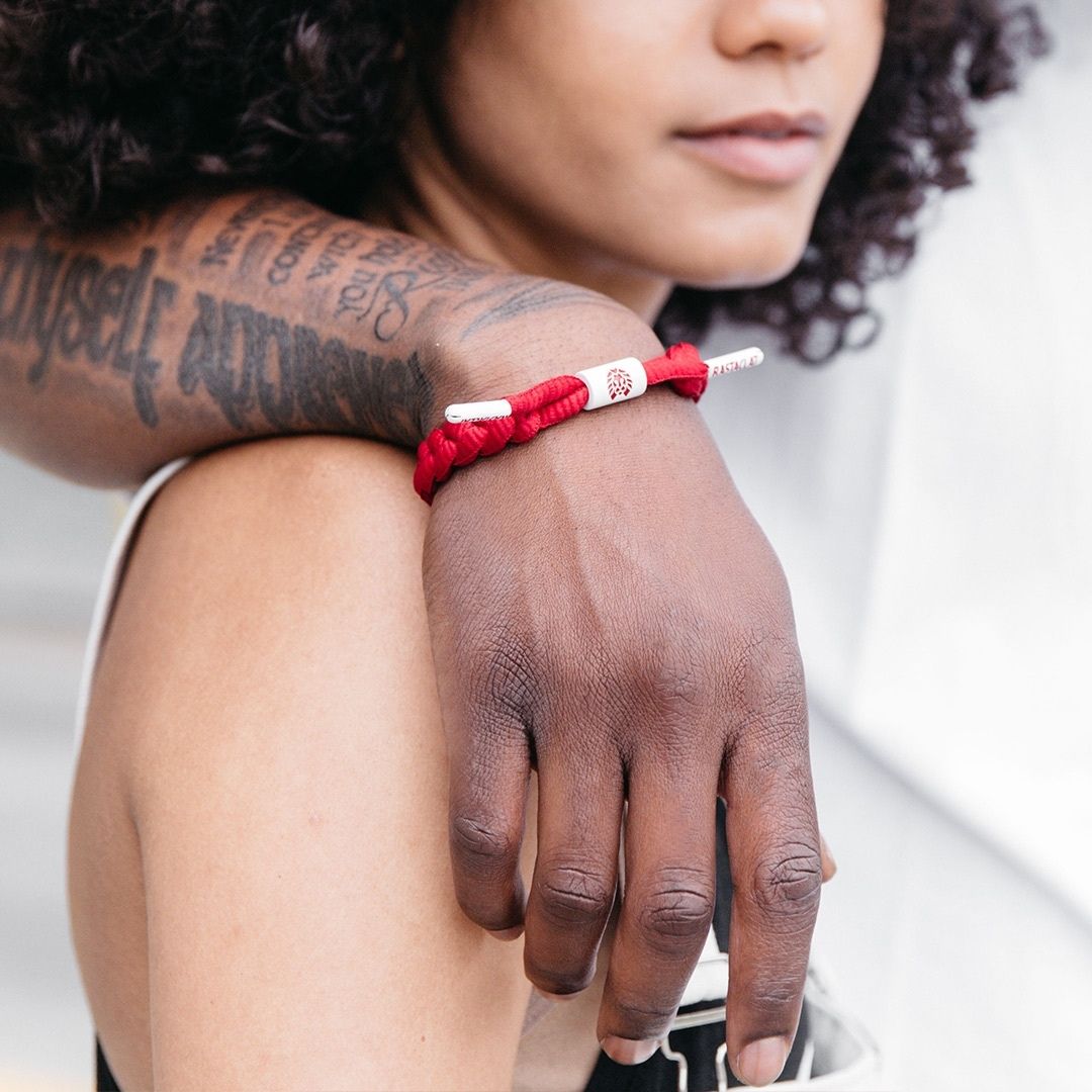 "Fire" Braided Bracelet