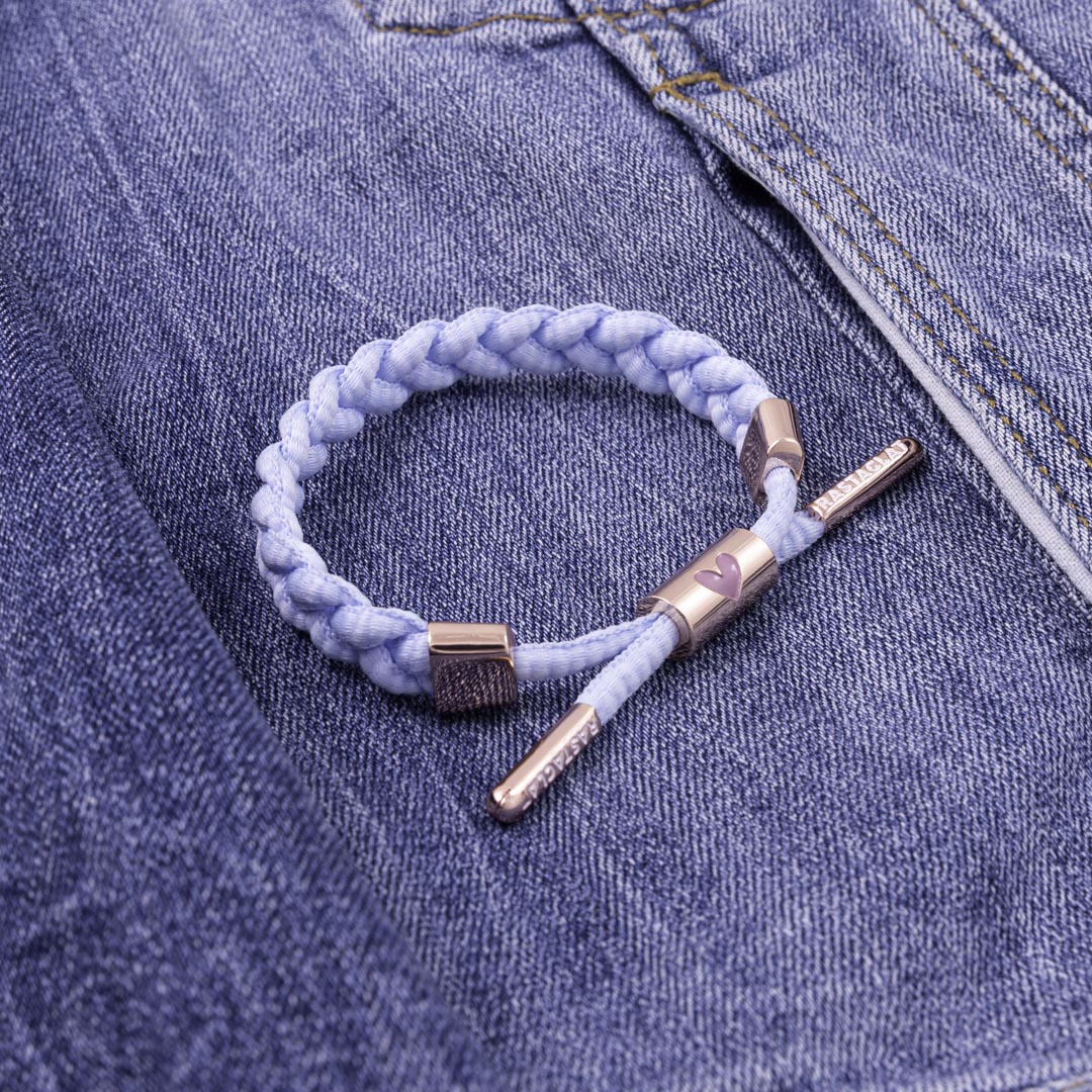 "I Love U" Braided Bracelet