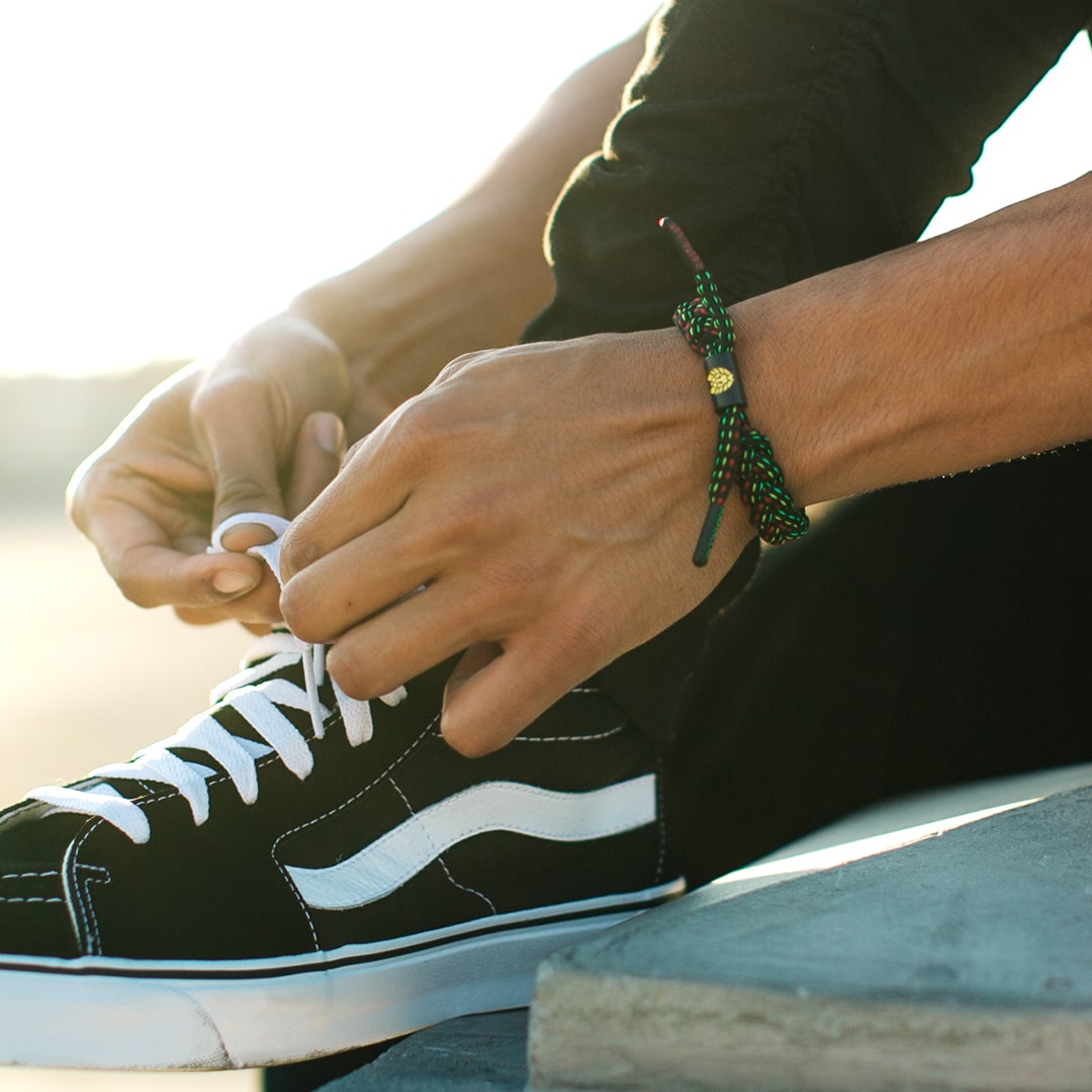 "Rasta" Braided Bracelet