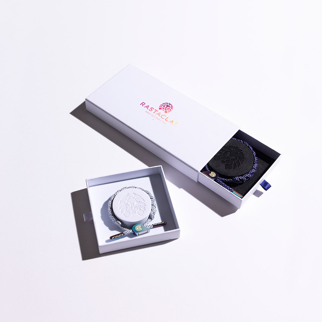 "Ultra Violets" Magnetic Heart Bracelet Set