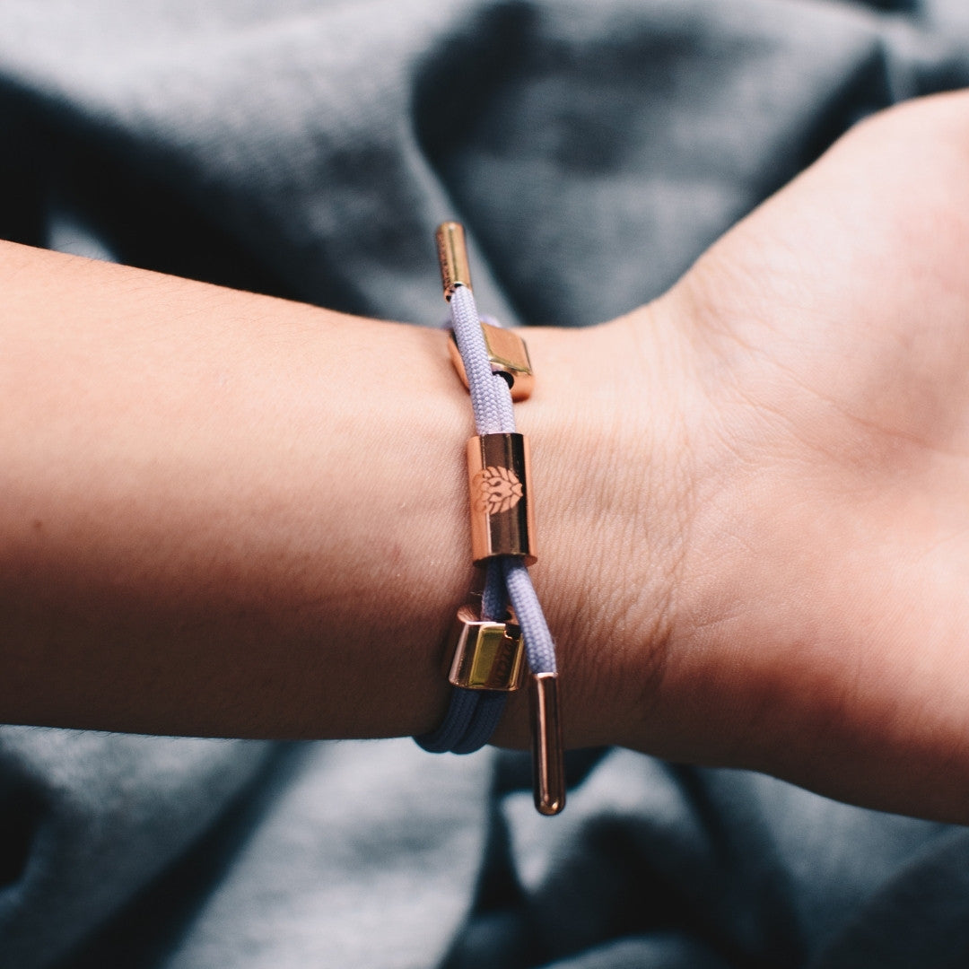 "Violet II" Knotted Bracelet