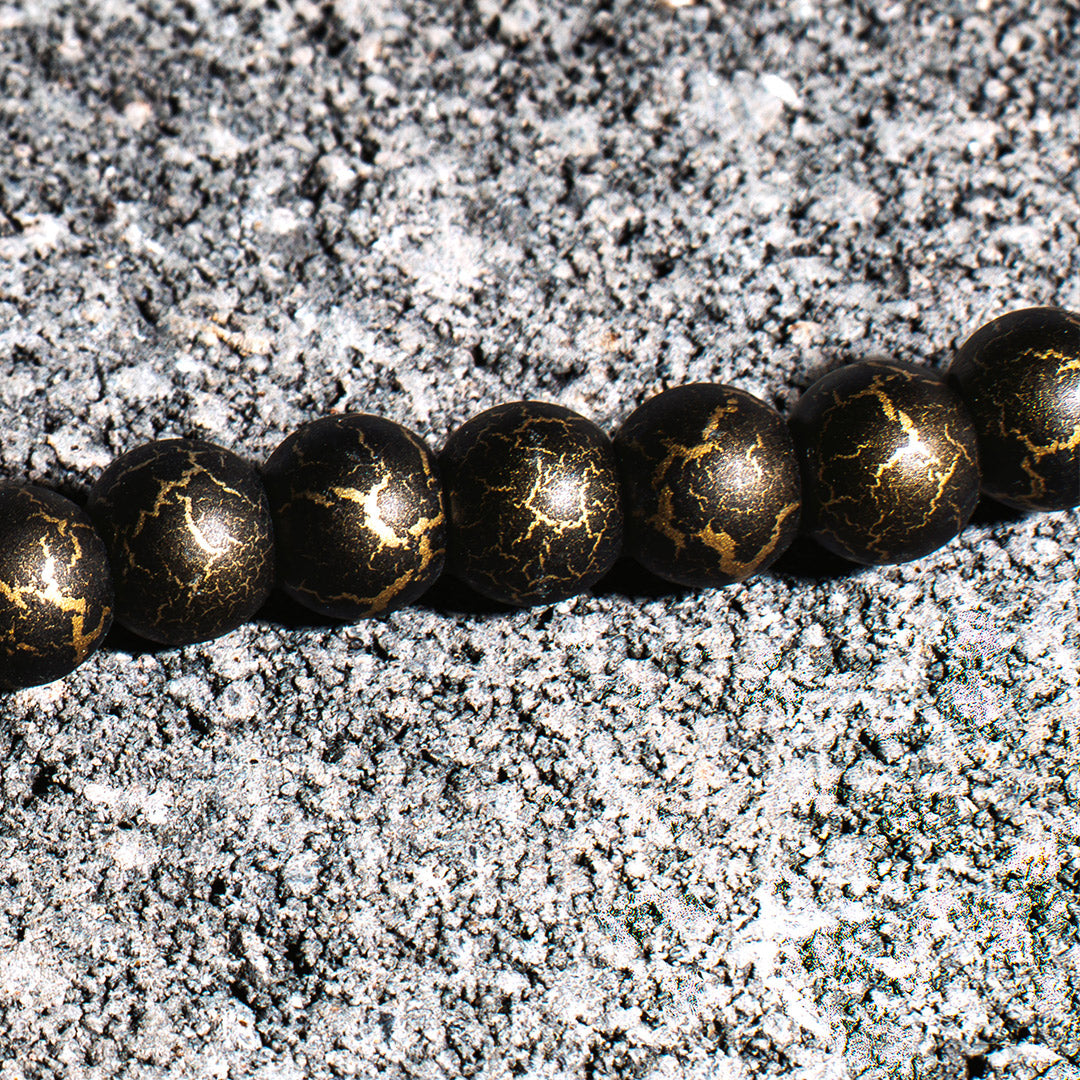"Anchor" Marbled Beaded Bracelet