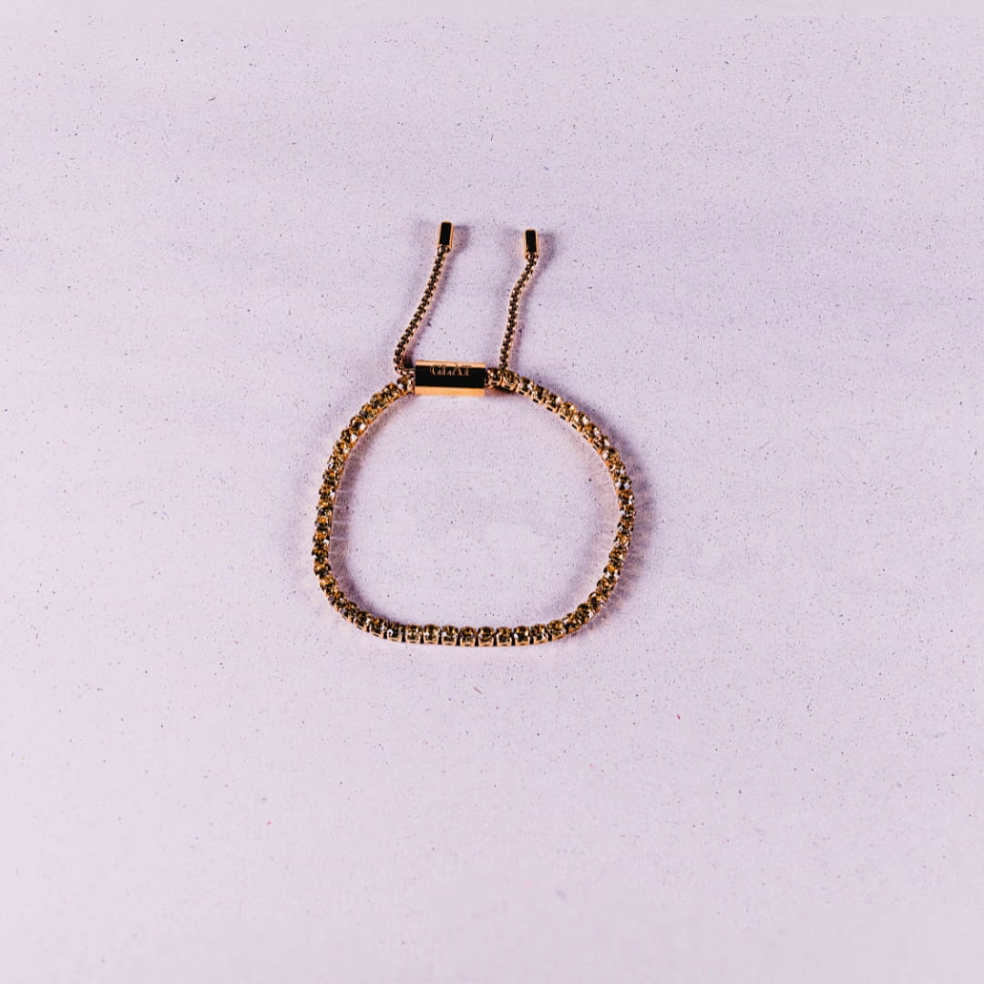 CLÀT Canary Tennis Bracelet