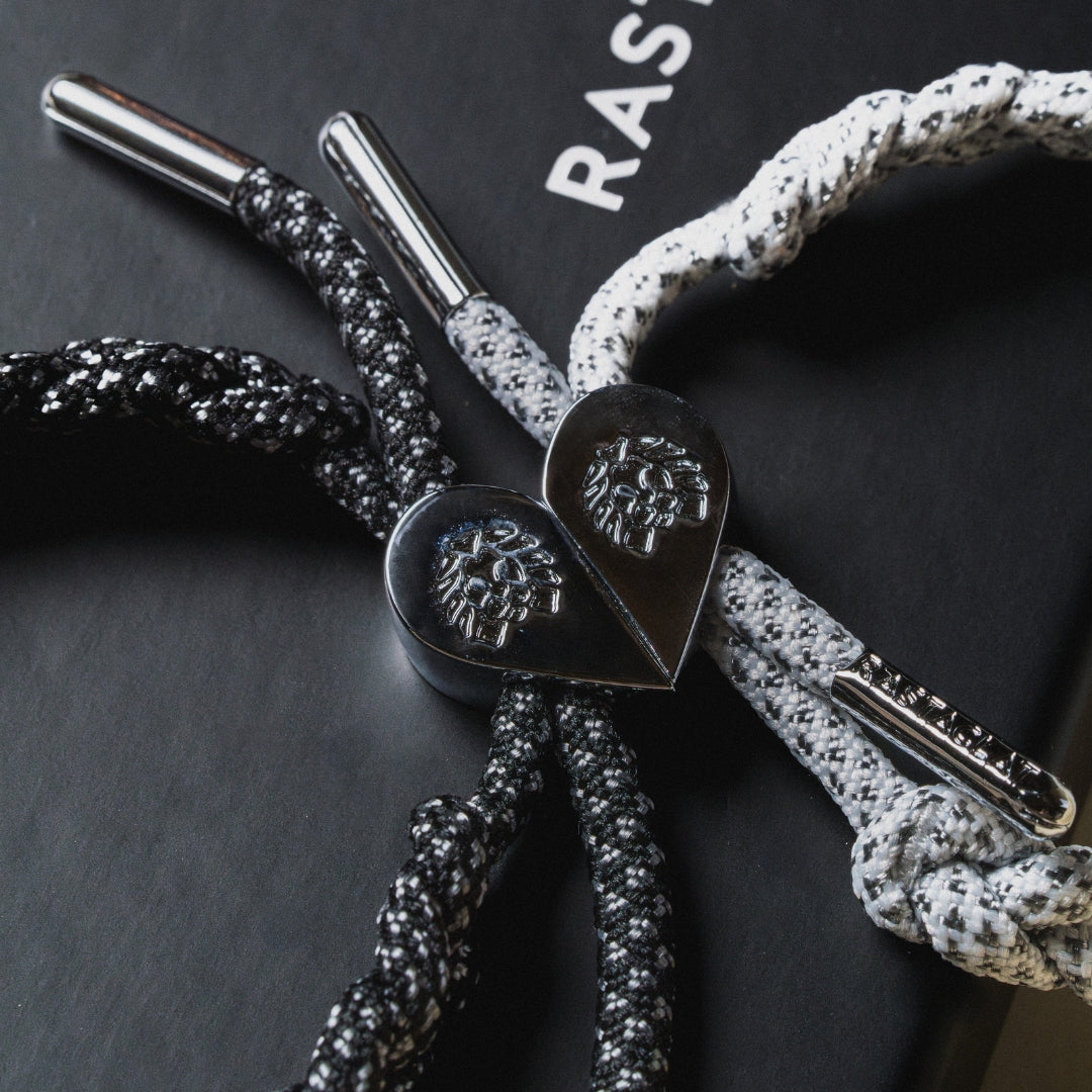 "Chromates" Magnetic Heart Bracelet Set