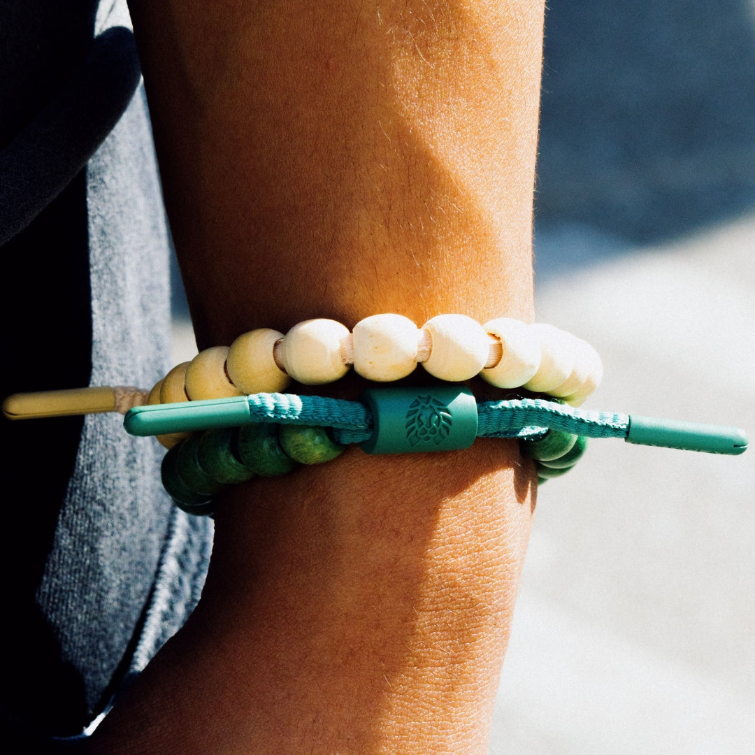 "Karma II Sage" Beaded Bracelet