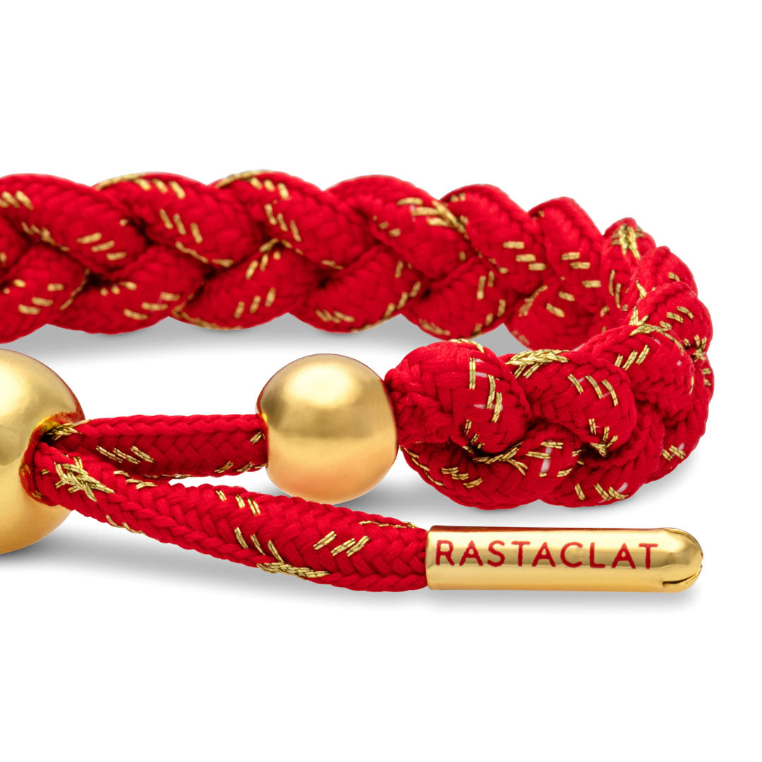 Tiger Lunar New Year Braided Bracelet