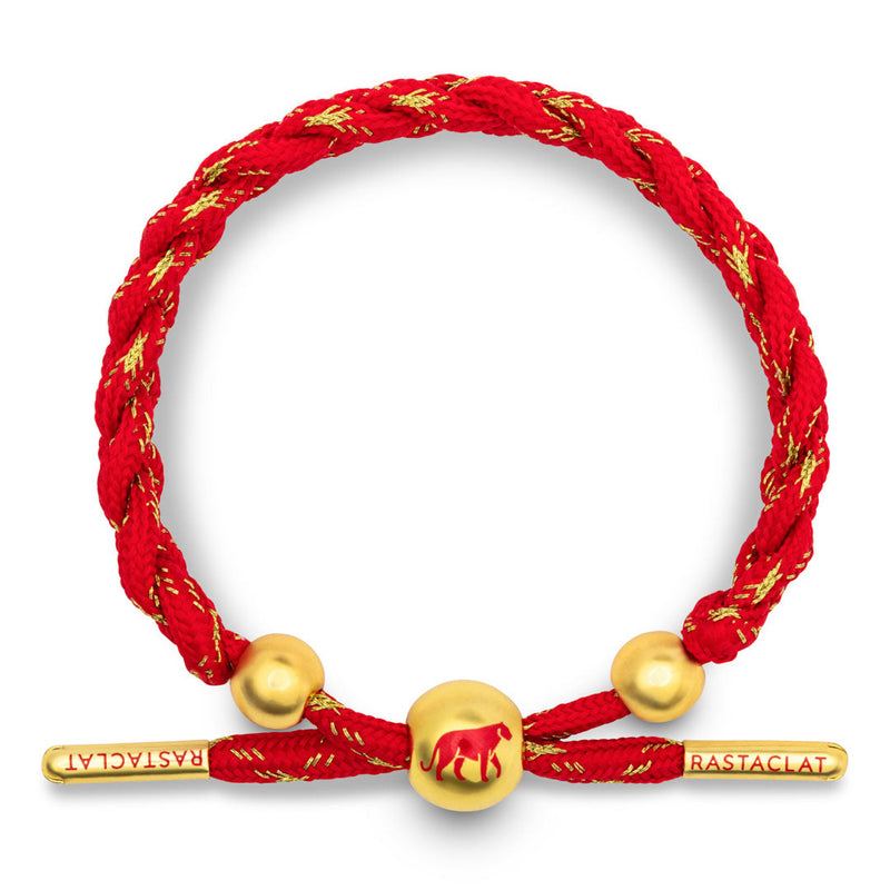 Lunar New Year Tiger Braided Bracelet