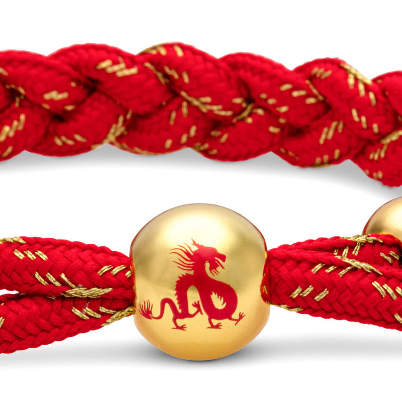 Dragon Lunar New Year Braided Bracelet