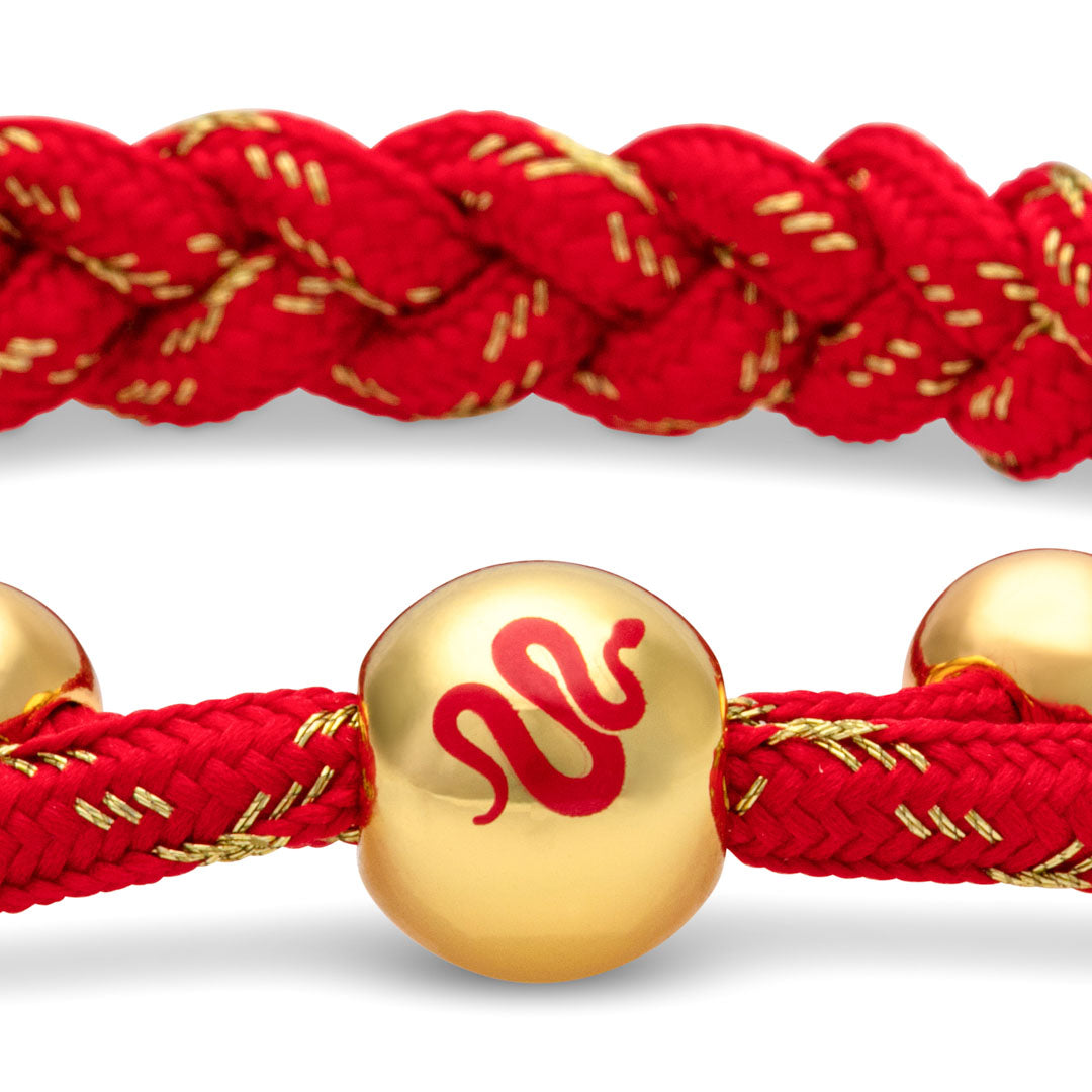 Snake Lunar New Year Braided Bracelet