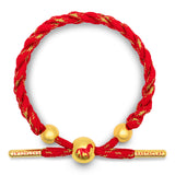 Lunar New Year Horse Braided Bracelet