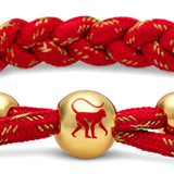 Monkey Lunar New Year Braided Bracelet