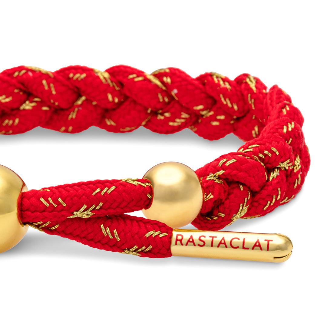 Rooster Lunar New Year Braided Bracelet