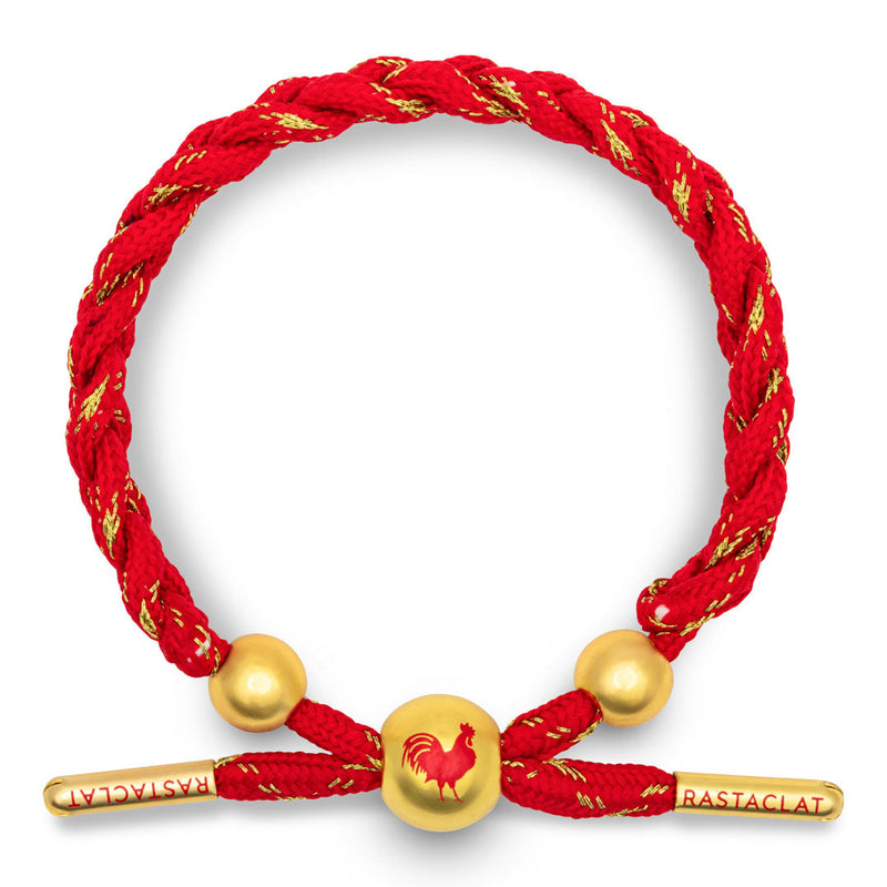 Rooster Lunar New Year Braided Bracelet