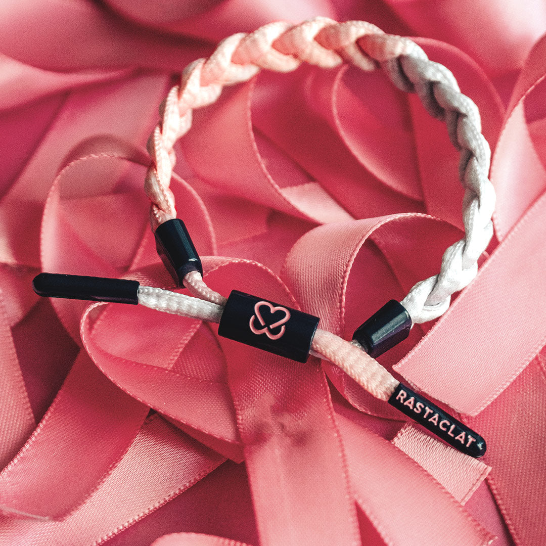 "Uplift" Breast Cancer Braided Bracelet