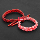 Couple's Magnetic Braided Bracelet Set