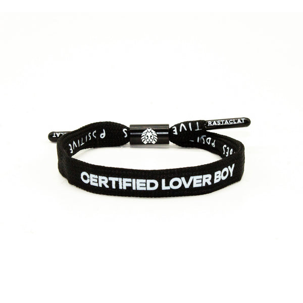 Certified Lover Boy Printed Single Lace Bracelet