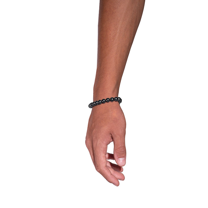 Adjustable Smoke Pearlized Bracelet