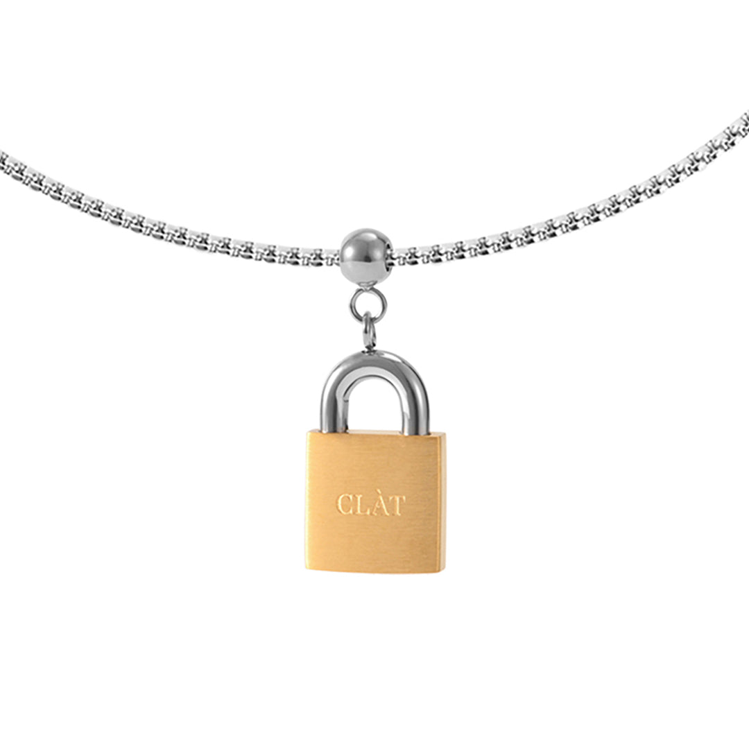 CLÀT Padlock Box Chain Necklace