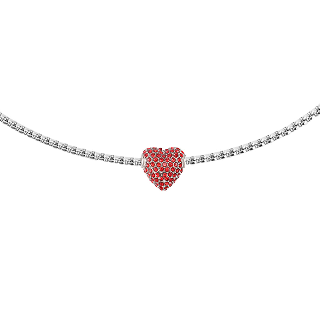 CLÀT Bubble Heart Chain Necklace