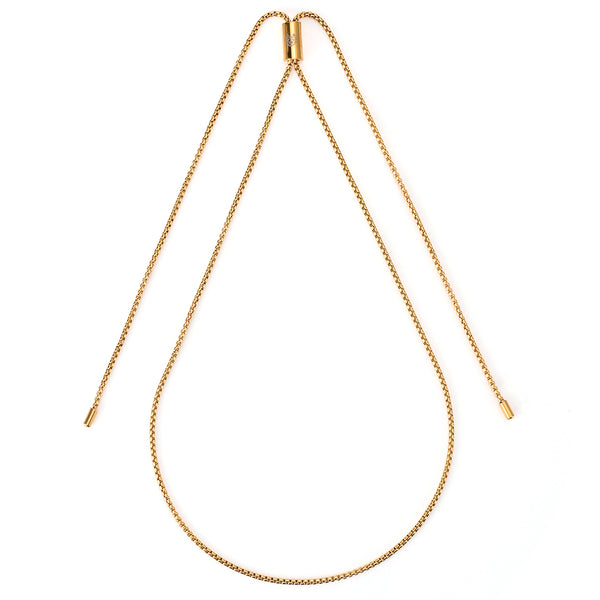 14k Yellow Gold 5mm Round Box Chain Necklace 30 Inches | Sarraf.com