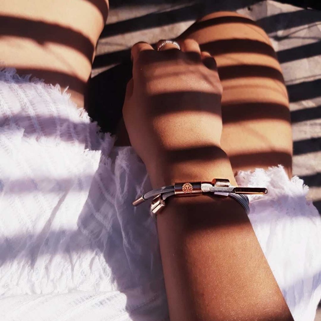 "Lotus II" Knotted Bracelet