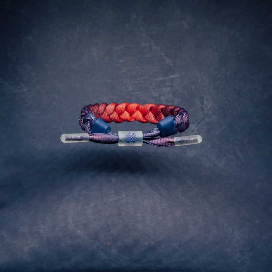 "Sunset Drops" Braided Bracelet