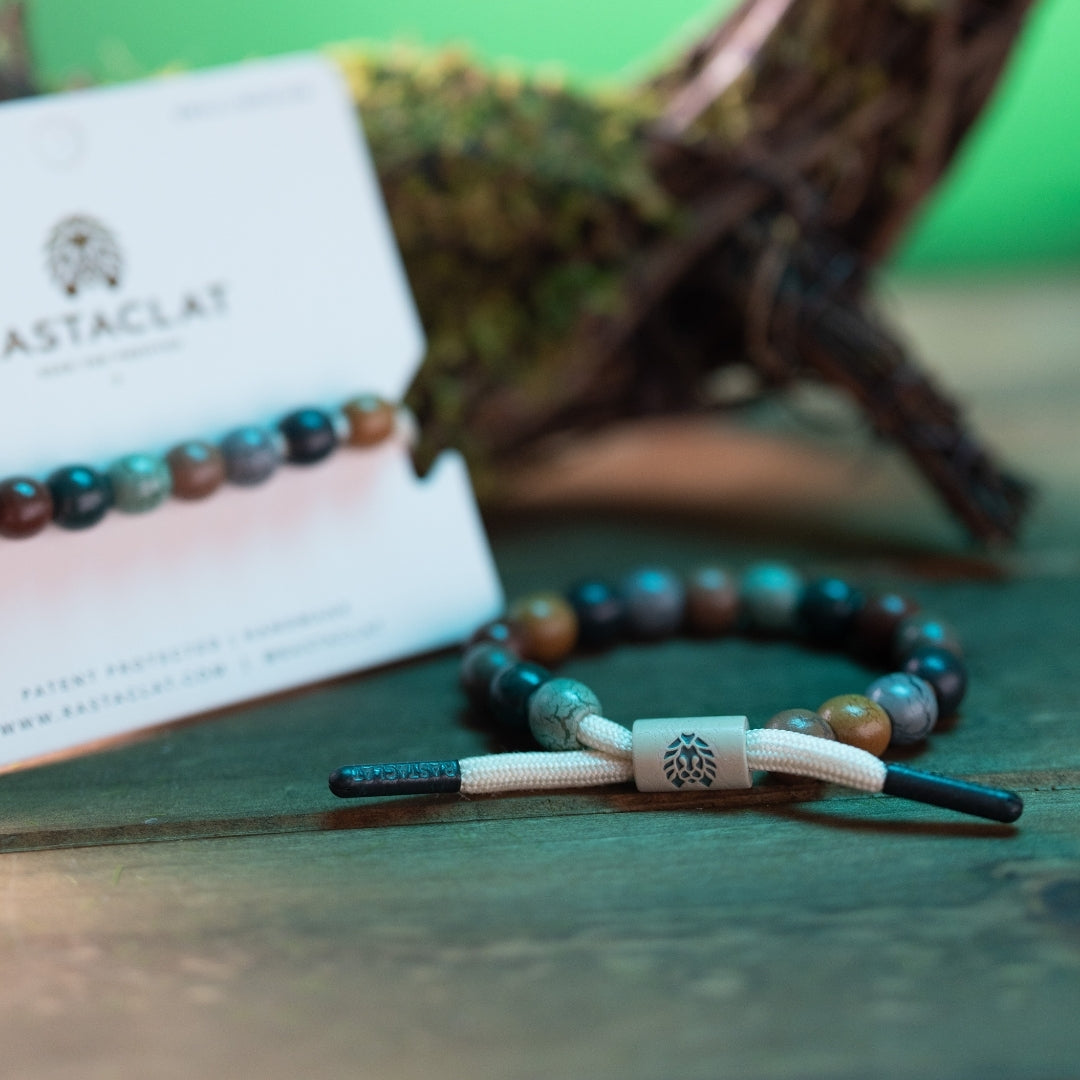 "Karma Marbled" Beaded Bracelet