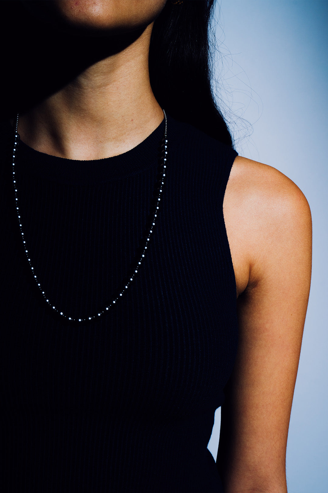 Smoke Pearlized Necklace