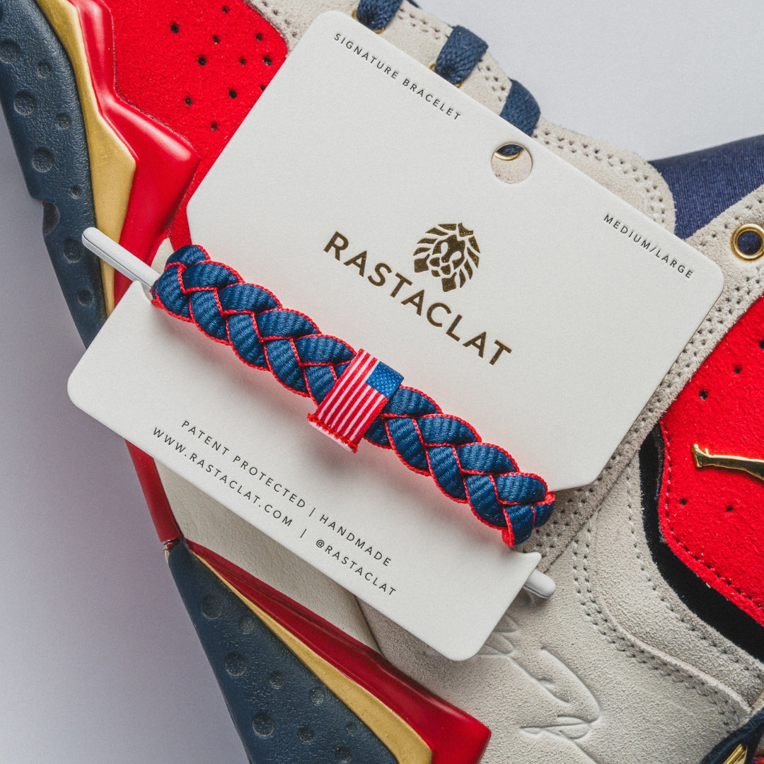 "USA VALOR" Braided Bracelet